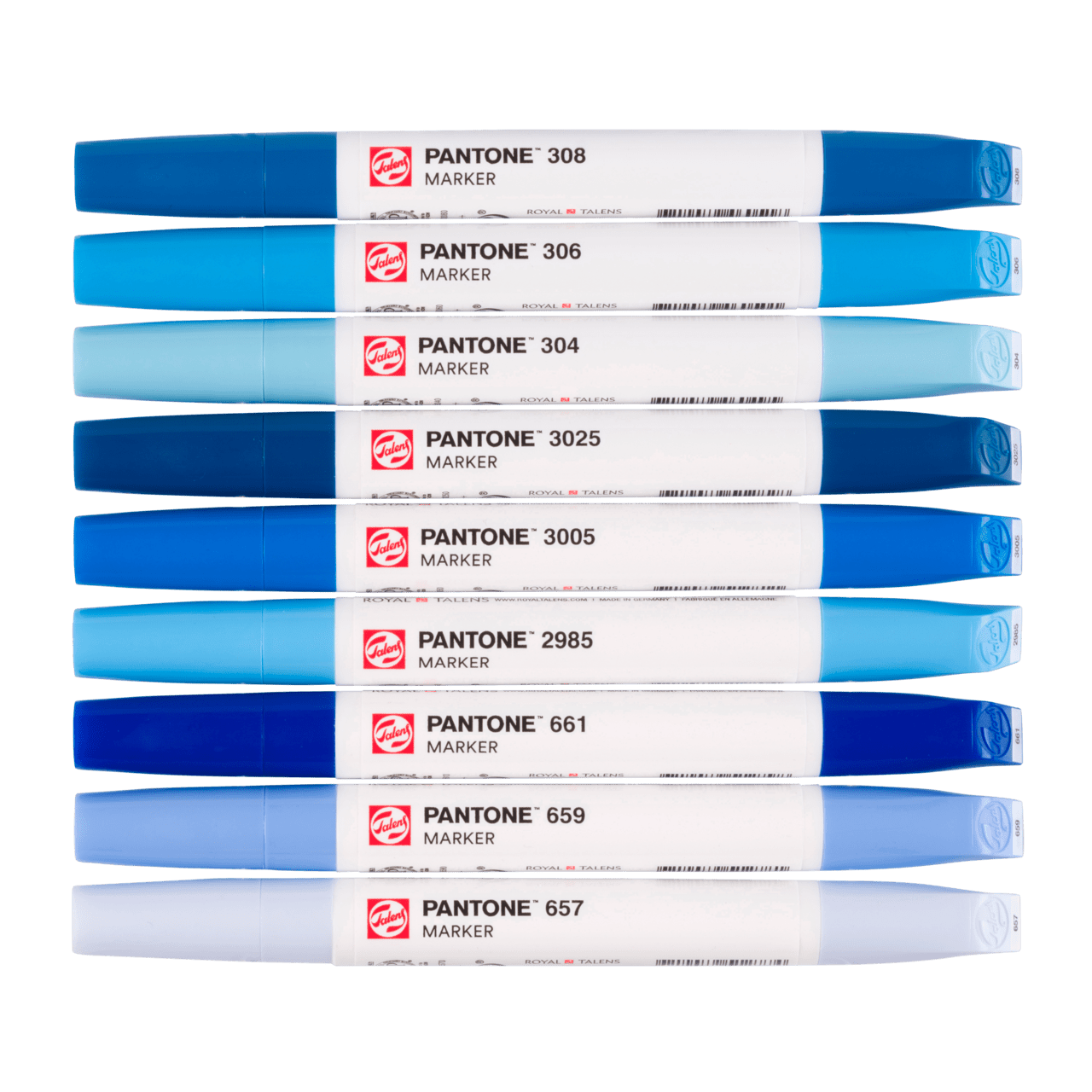 Set de rotuladores 9 uds. Azul (Talens Pantone) - Imagen 4