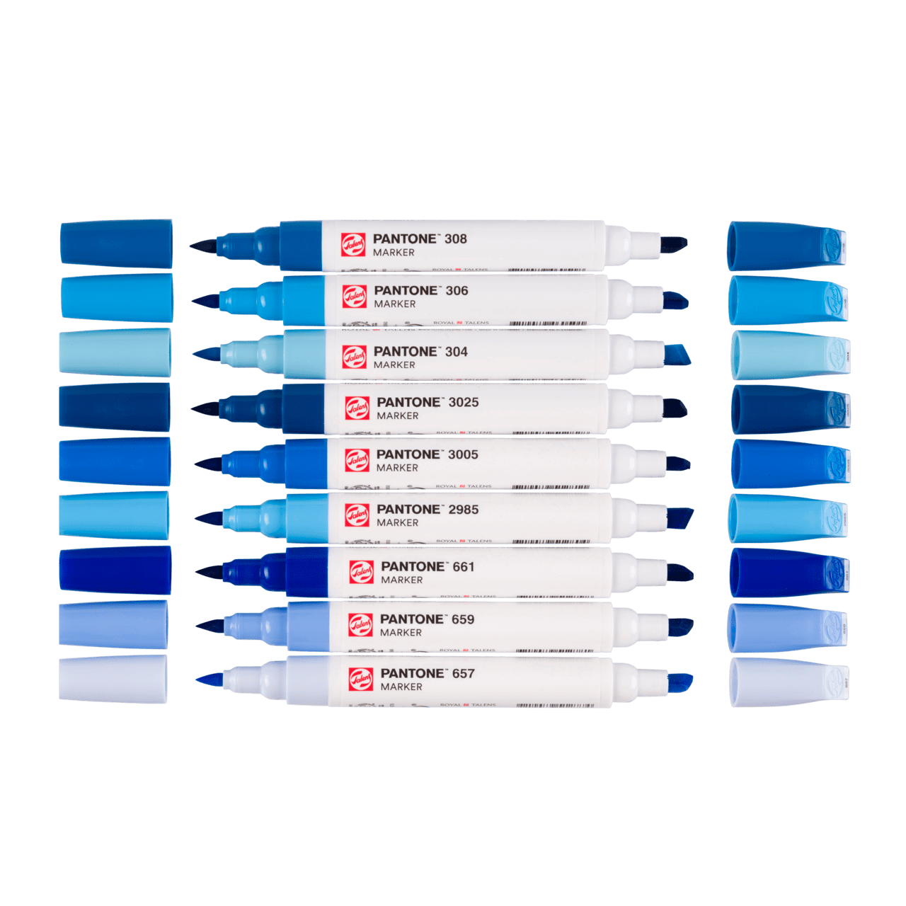 Set de rotuladores 9 uds. Azul (Talens Pantone) - Imagen 3