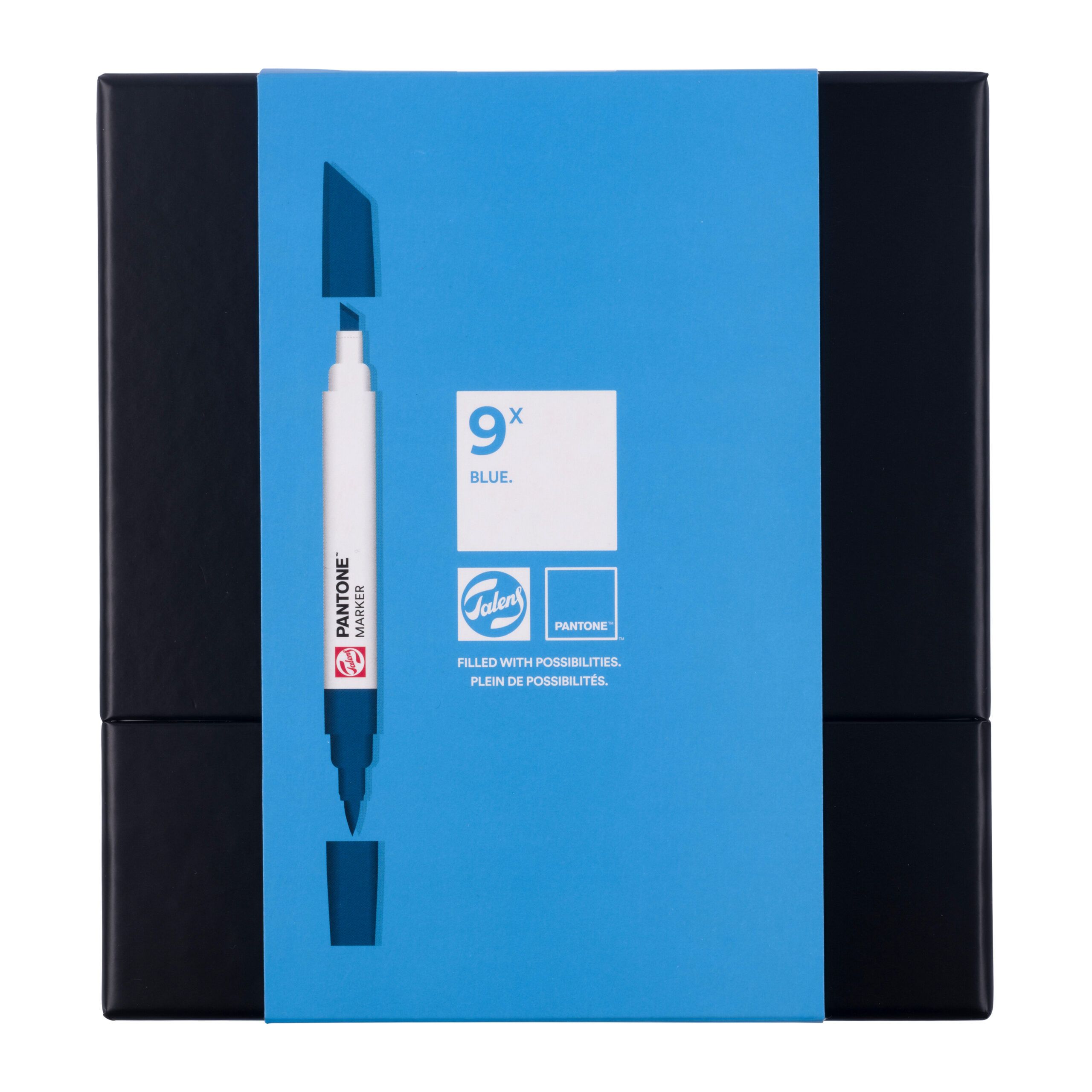 Set de rotuladores 9 uds. Azul (Talens Pantone)