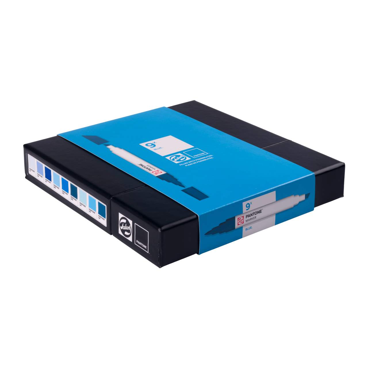 Set de rotuladores 9 uds. Azul (Talens Pantone) - Imagen 5